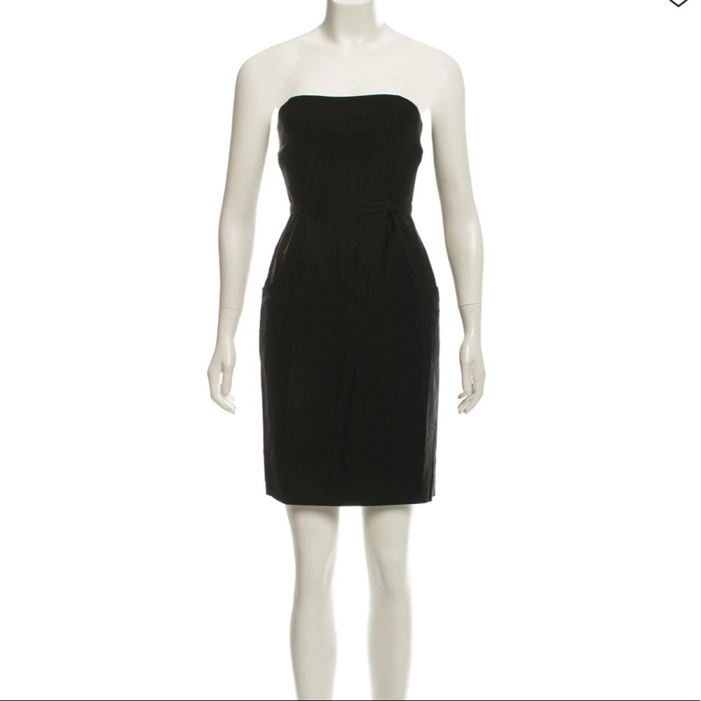 New Helmut Lang Strapless Mini Dress